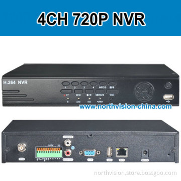 4 CH. 720p HD NVR with H. 264, Support 4 Channels 720p Ipcam Connect, up to 9 Channels WiFi Ipcam Connect (NVR5004)